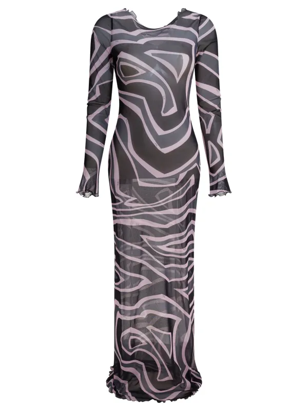 Tulle Dresses Black made by Emilio Pucci