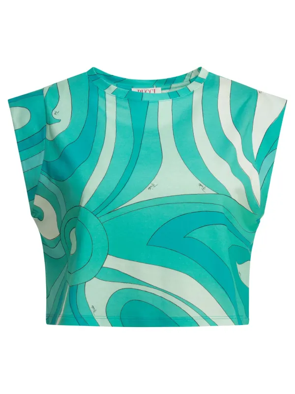 Marmo Tops Light Blue made by Emilio Pucci