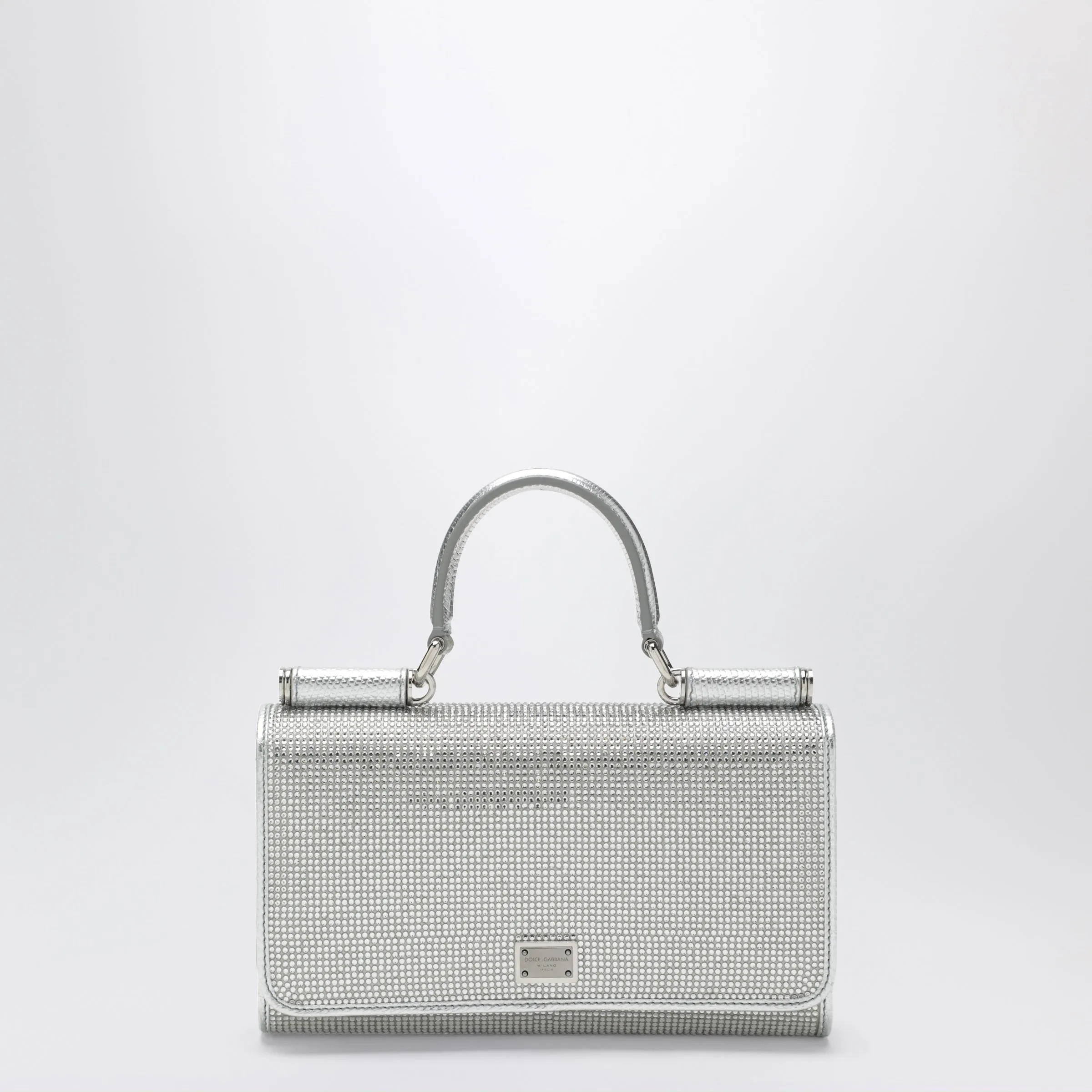 Satin Phone Bag With Rhinestones In Crystal/Pearl sold by Wanan Luxury