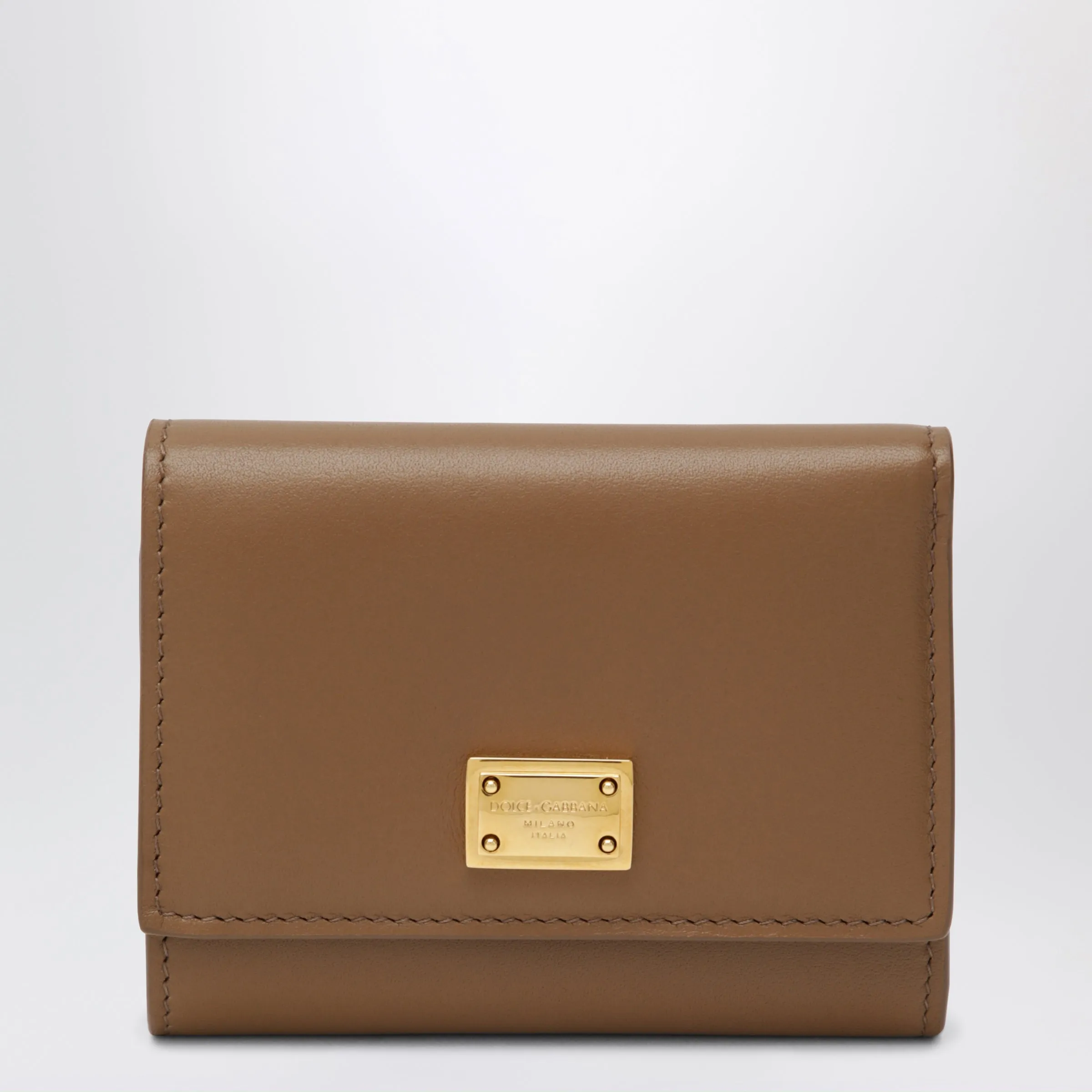 Plongé Calfskin Wallet In Caramel sold by Wanan Luxury