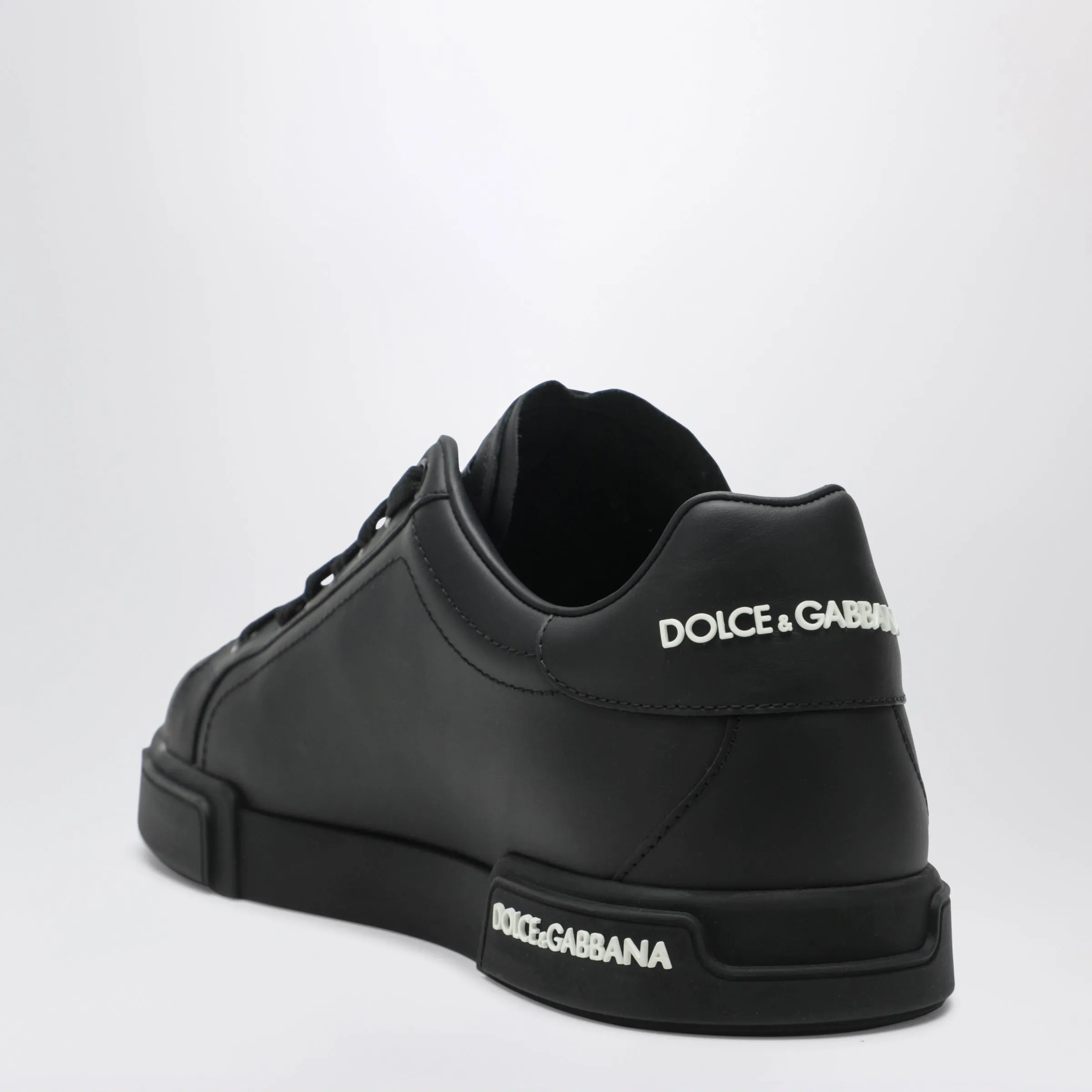 Portofino Leather Sneakers In Black sold by Wanan Luxury product image thumbnail 2