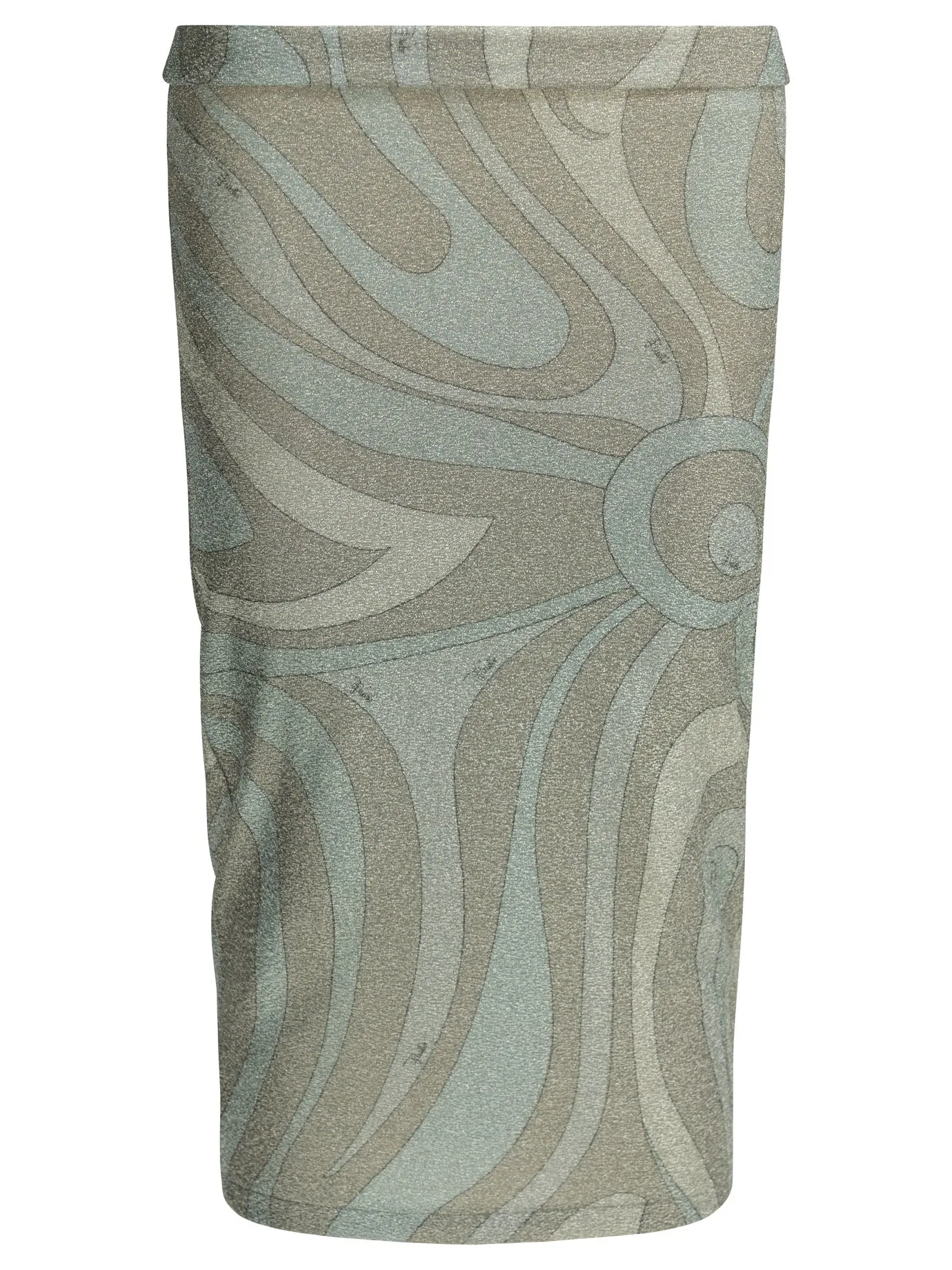 Marmo Lamé Skirts Silver sold by Wanan Luxury