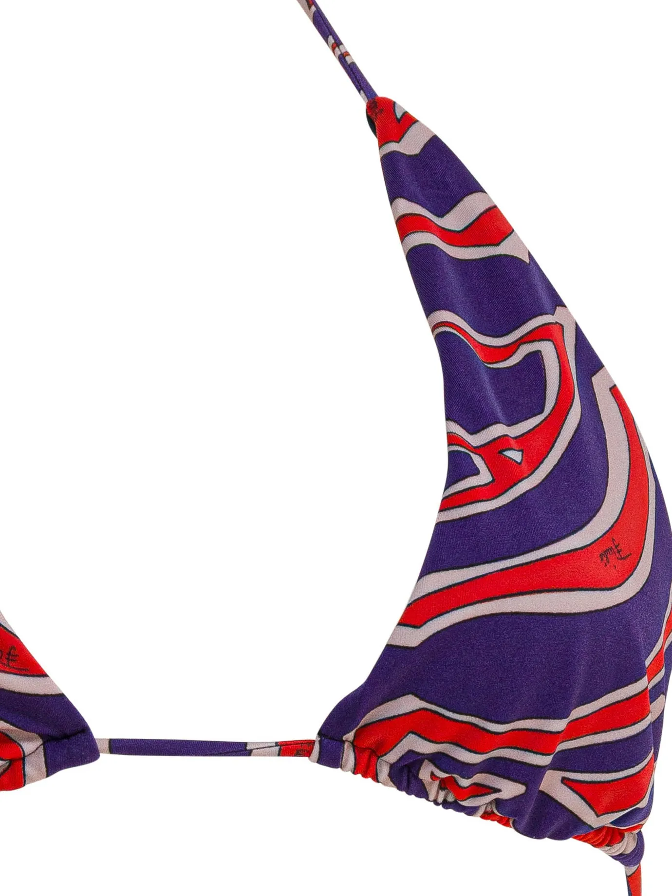 Triangle Bikini Top With Stamba Labirinto Swimwear Purple sold by Wanan Luxury product image thumbnail 3