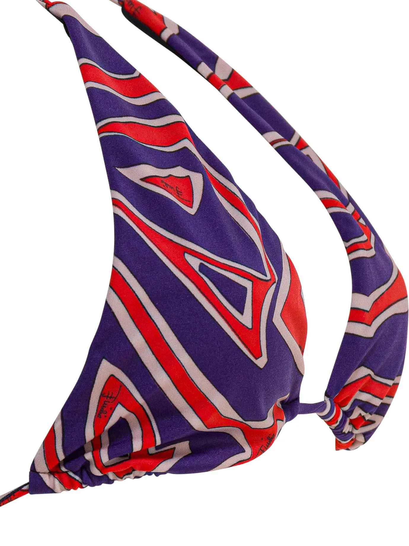 Triangle Bikini Top With Stamba Labirinto Swimwear Purple sold by Wanan Luxury product image thumbnail 4