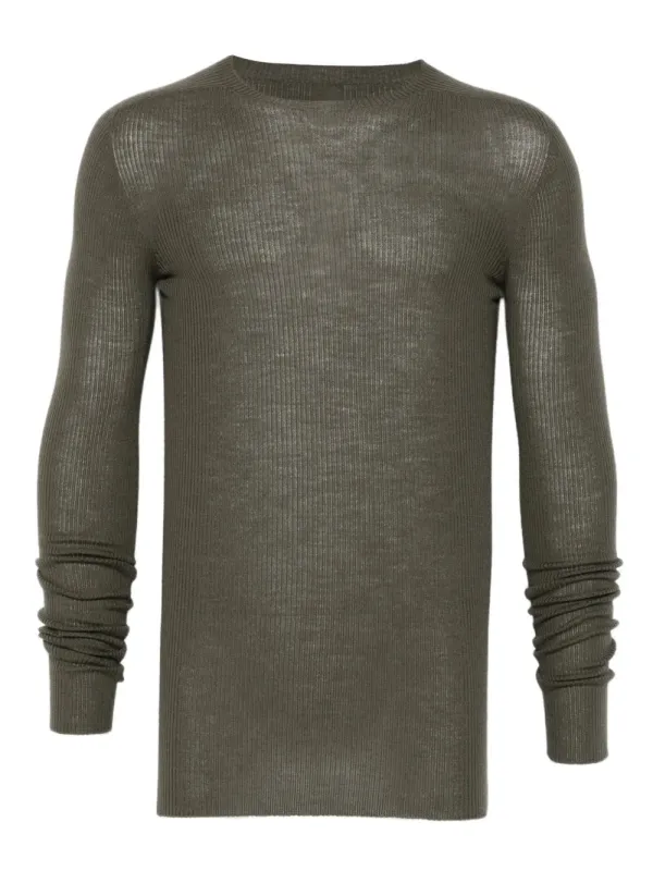 Ribbed Wool Sweater made by Rick Owens