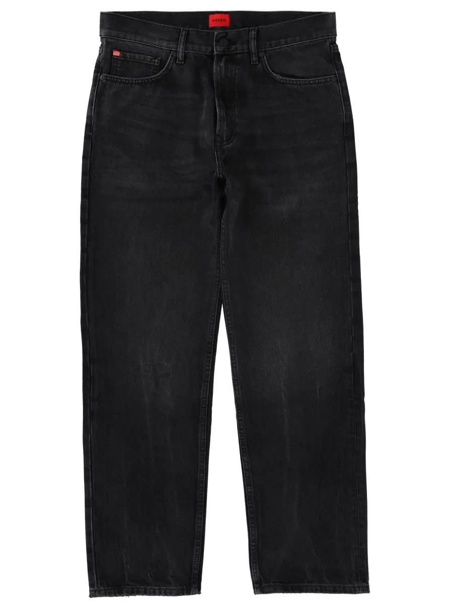 Jeans With Logo Patch sold by Wanan Luxury