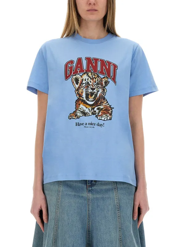 T-Shirt "Tiger" made by Ganni
