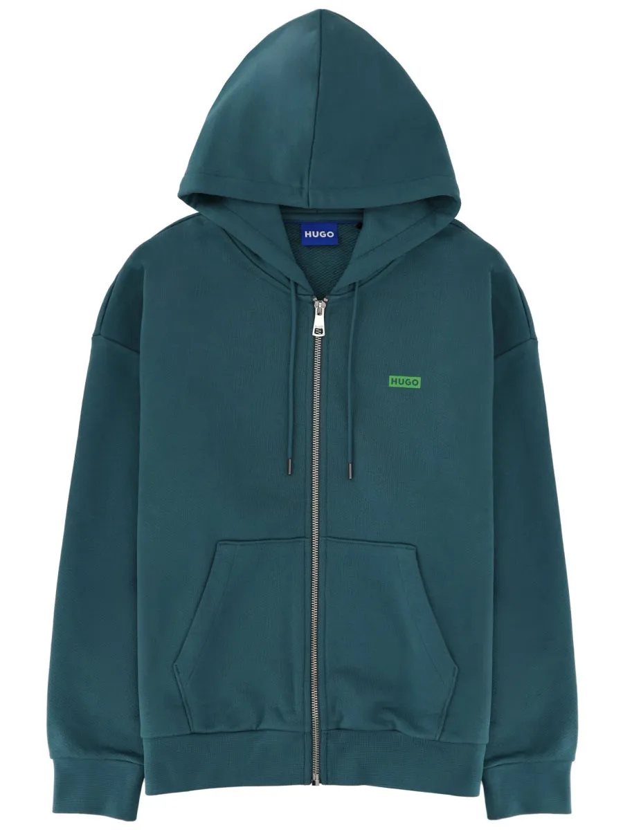 Zippered Sweatshirt With Logo sold by Wanan Luxury