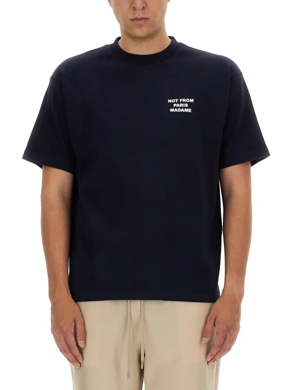 Cotton T-Shirt made by Drôle de Monsieur