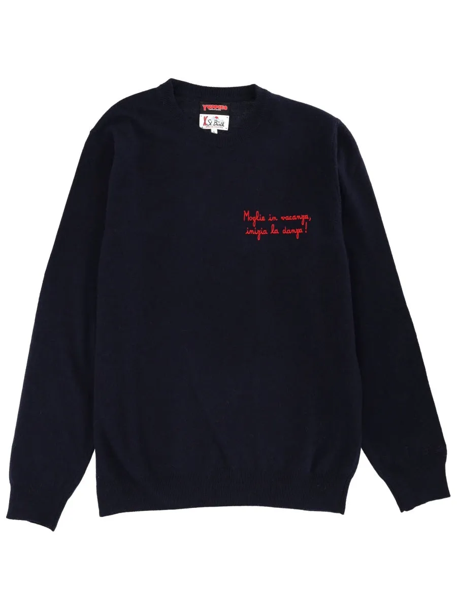 Sweater With Embroidery sold by Wanan Luxury