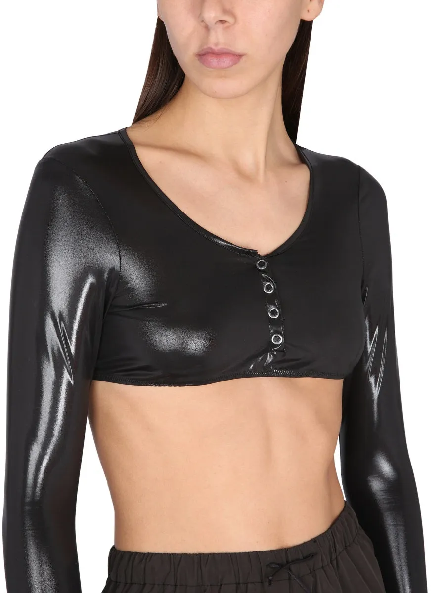 Cropped T-Shirt sold by Wanan Luxury product image thumbnail 4