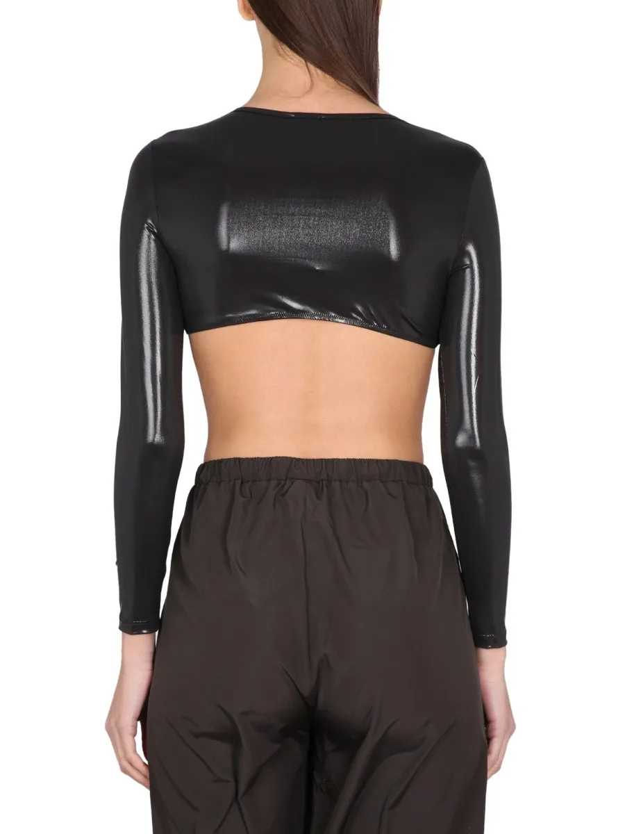 Cropped T-Shirt sold by Wanan Luxury product image thumbnail 3