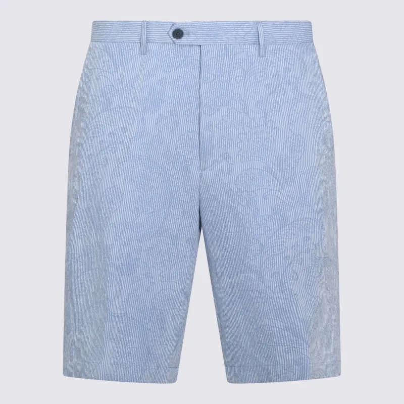 Shorts Blu E Verdi made by Etro