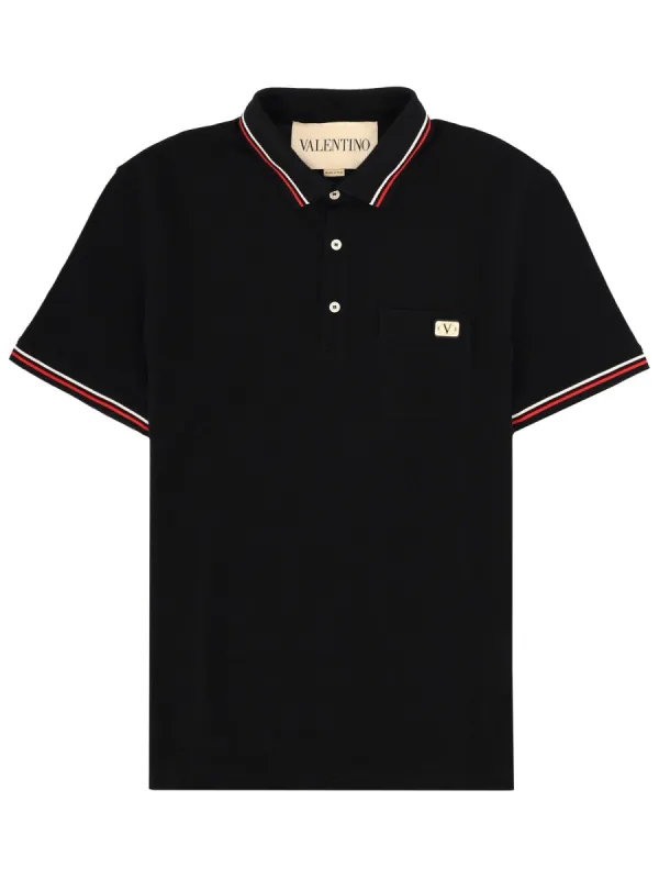 Polo Con Patch Logo made by Valentino Garavani