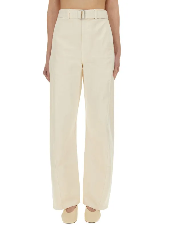 Pants With "Twisted" Belt made by Lemaire