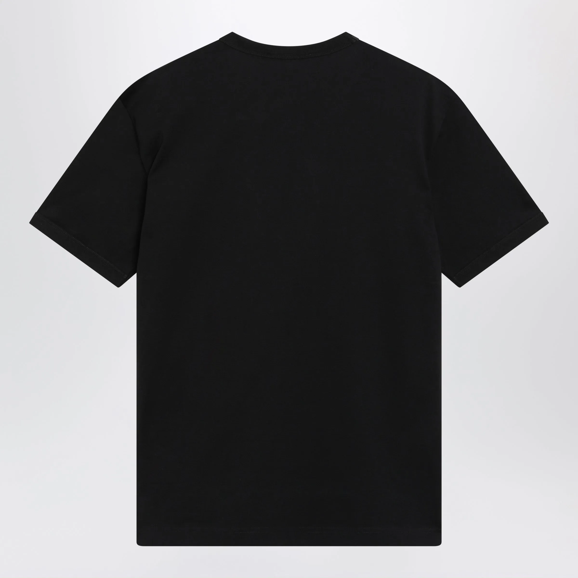Black Cotton Jersey T-Shirt sold by Wanan Luxury product image thumbnail 2