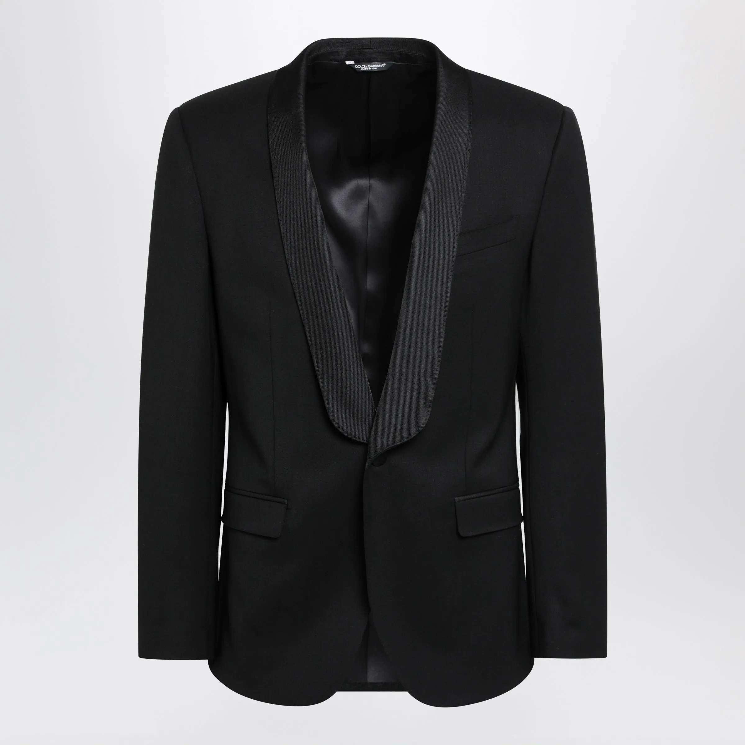 Single-Breasted Jacket In Black Wool Blend sold by Wanan Luxury