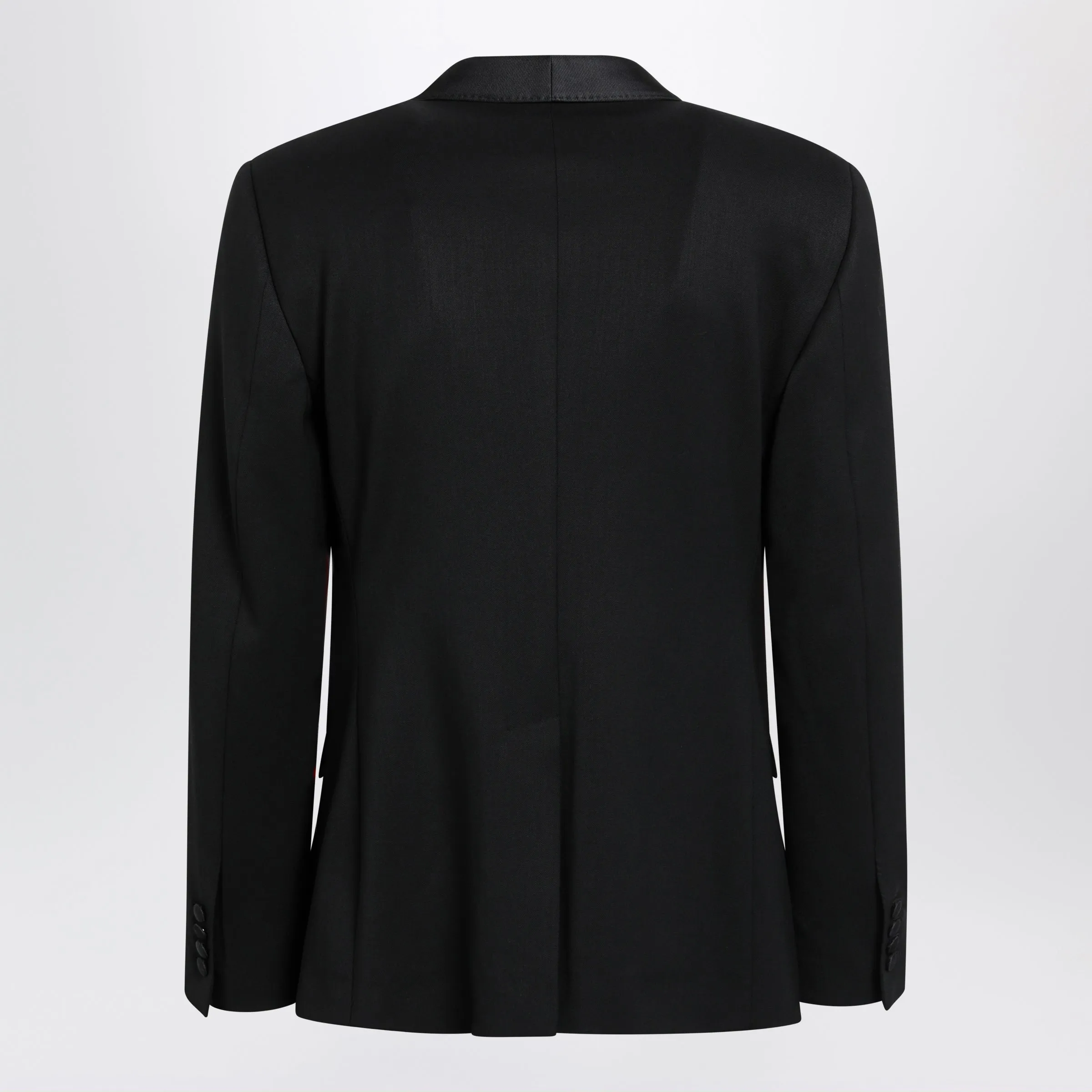 Single-Breasted Jacket In Black Wool Blend sold by Wanan Luxury product image thumbnail 2