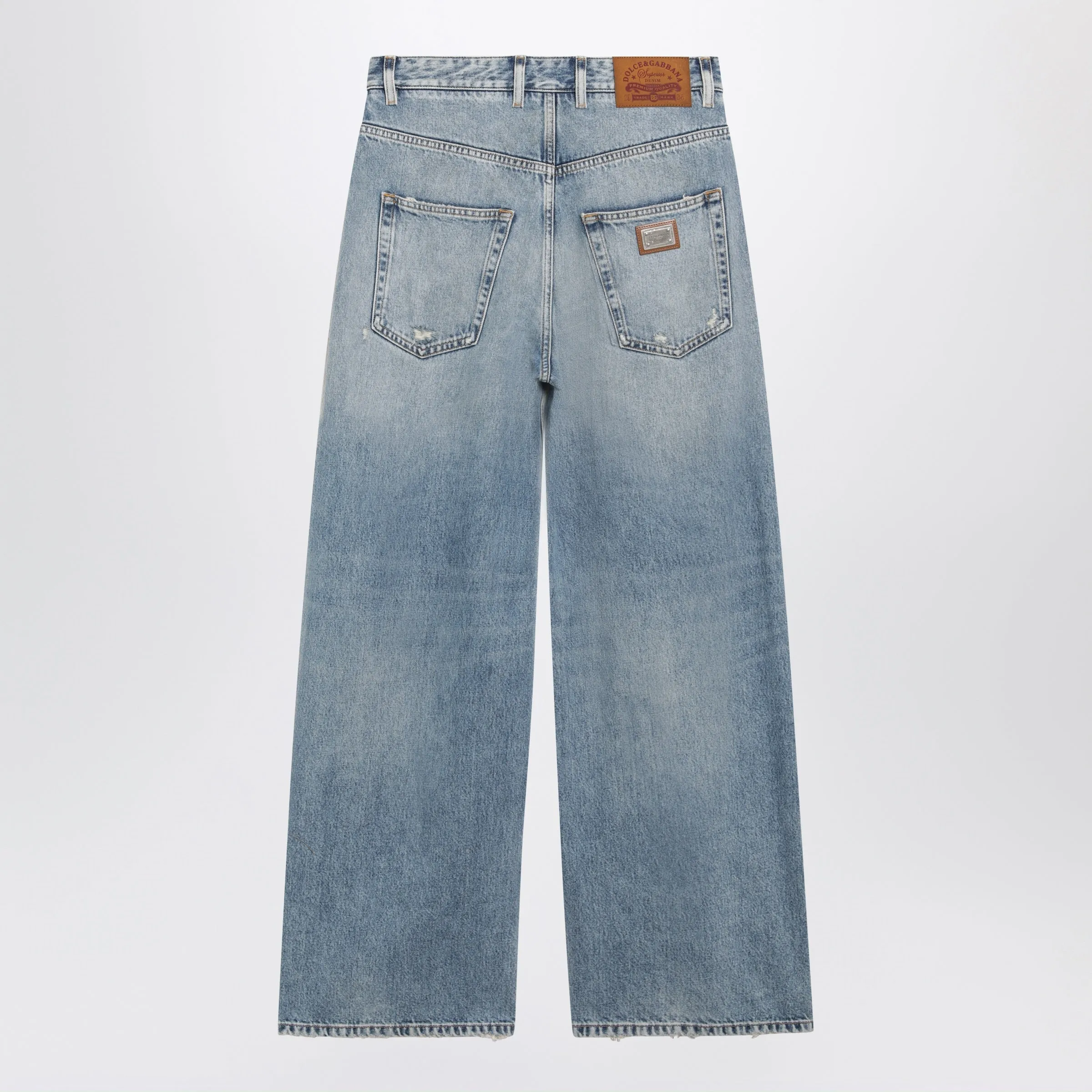 Multicolour Cotton Denim Trousers sold by Wanan Luxury product image thumbnail 2