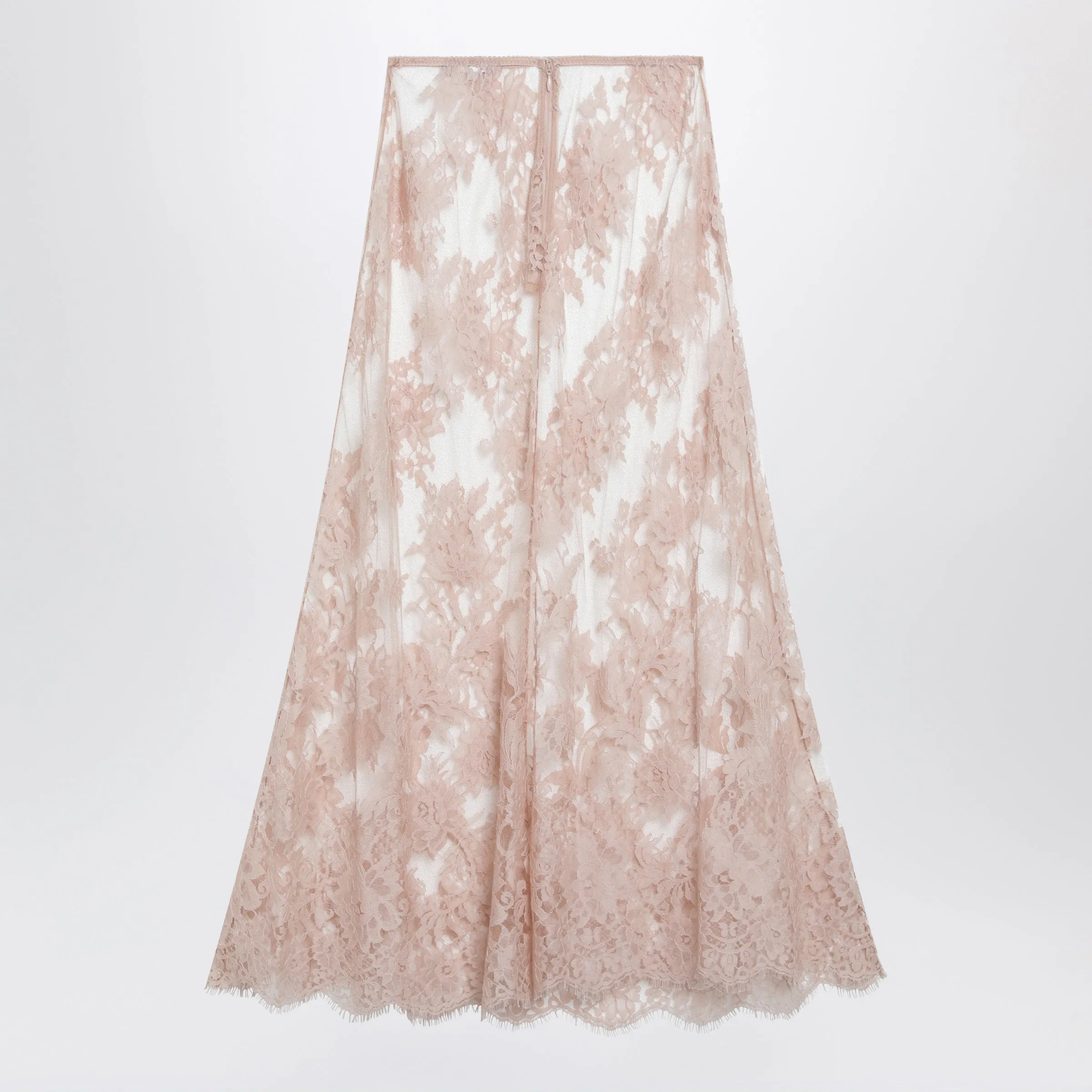 Chantilly Lace Midi Skirt In Pink sold by Wanan Luxury product image thumbnail 2