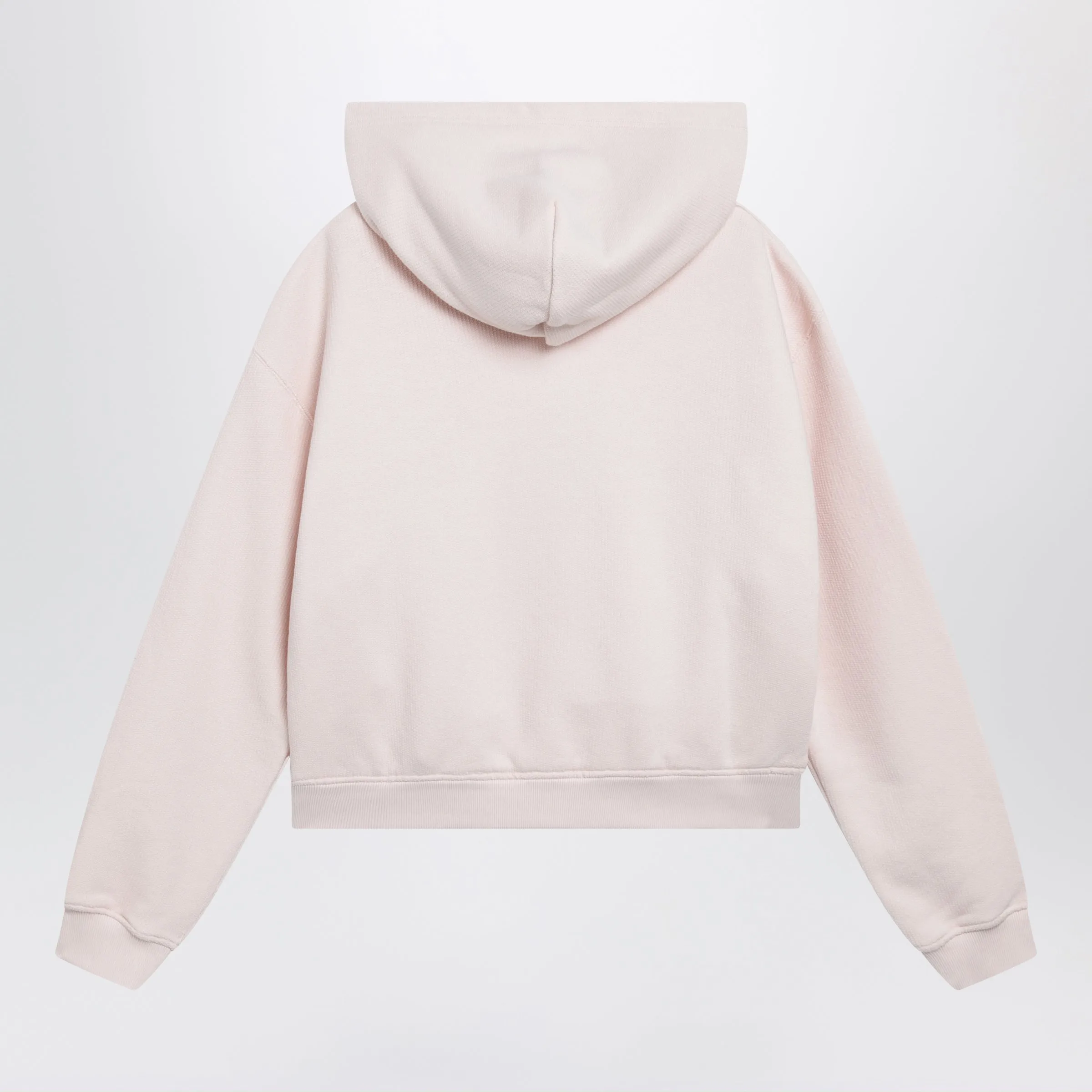 Embroidered Hoodie In Pink Cotton Blend sold by Wanan Luxury product image thumbnail 2