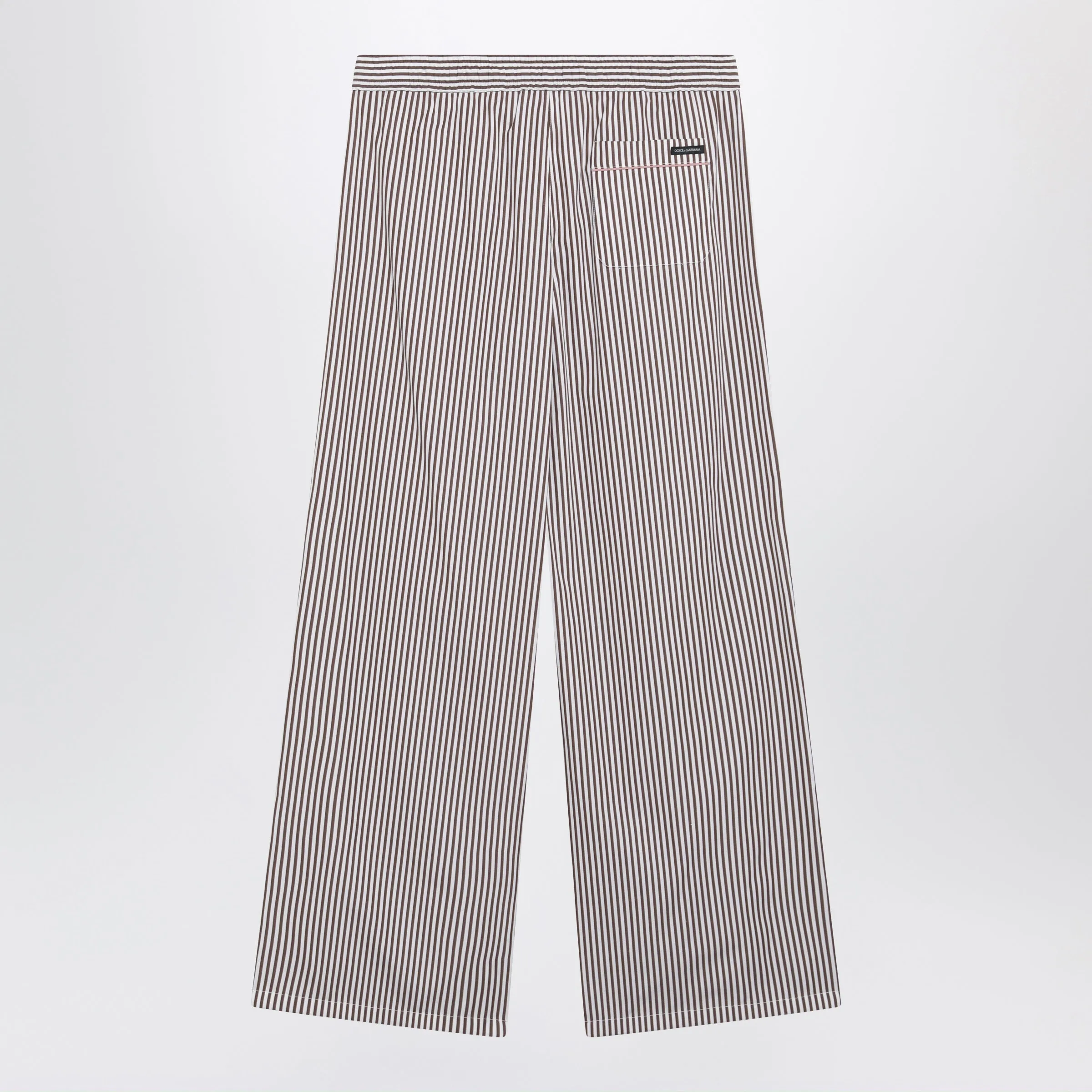 Striped Cotton And Silk Poplin Shorts sold by Wanan Luxury product image thumbnail 2