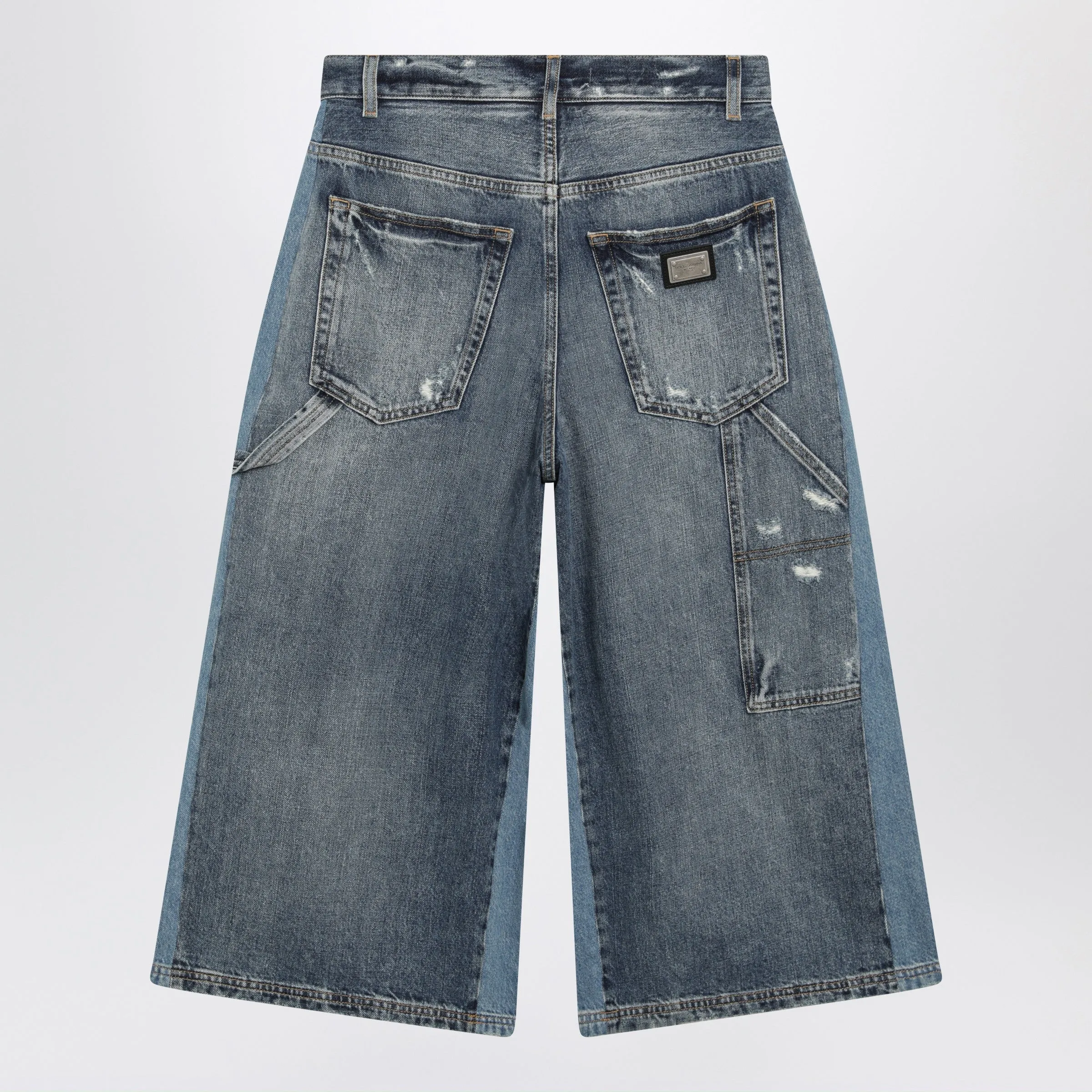 Multicolour Denim Bermuda Shorts sold by Wanan Luxury product image thumbnail 2