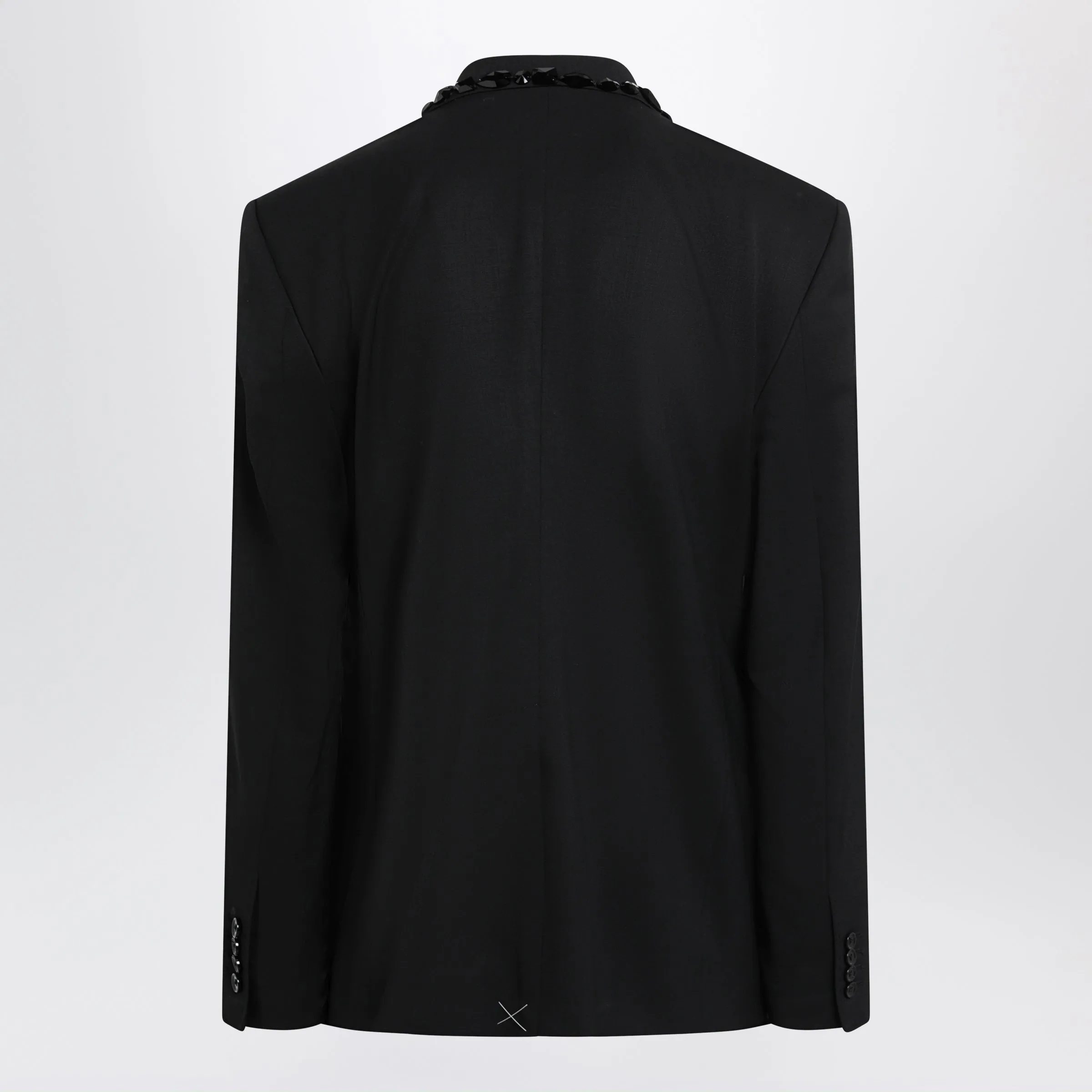 Embellished Wool-Blend Blazer In Black sold by Wanan Luxury product image thumbnail 2