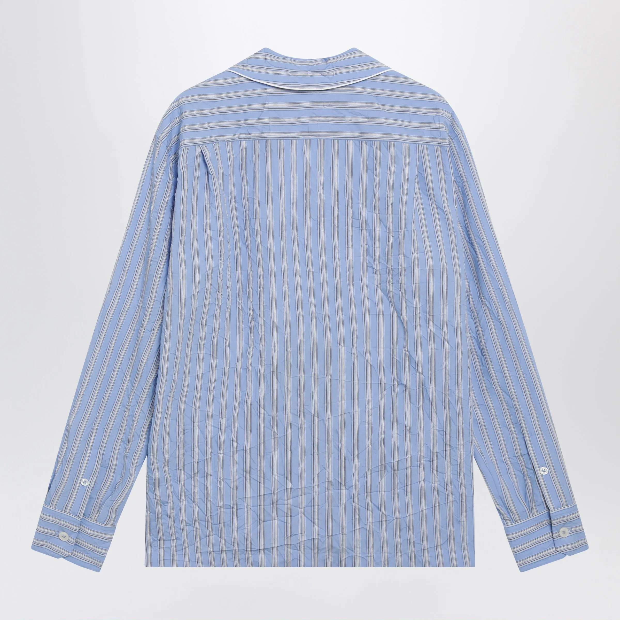 Vanity Striped Froissé Shirt In Multicolour sold by Wanan Luxury product image thumbnail 2