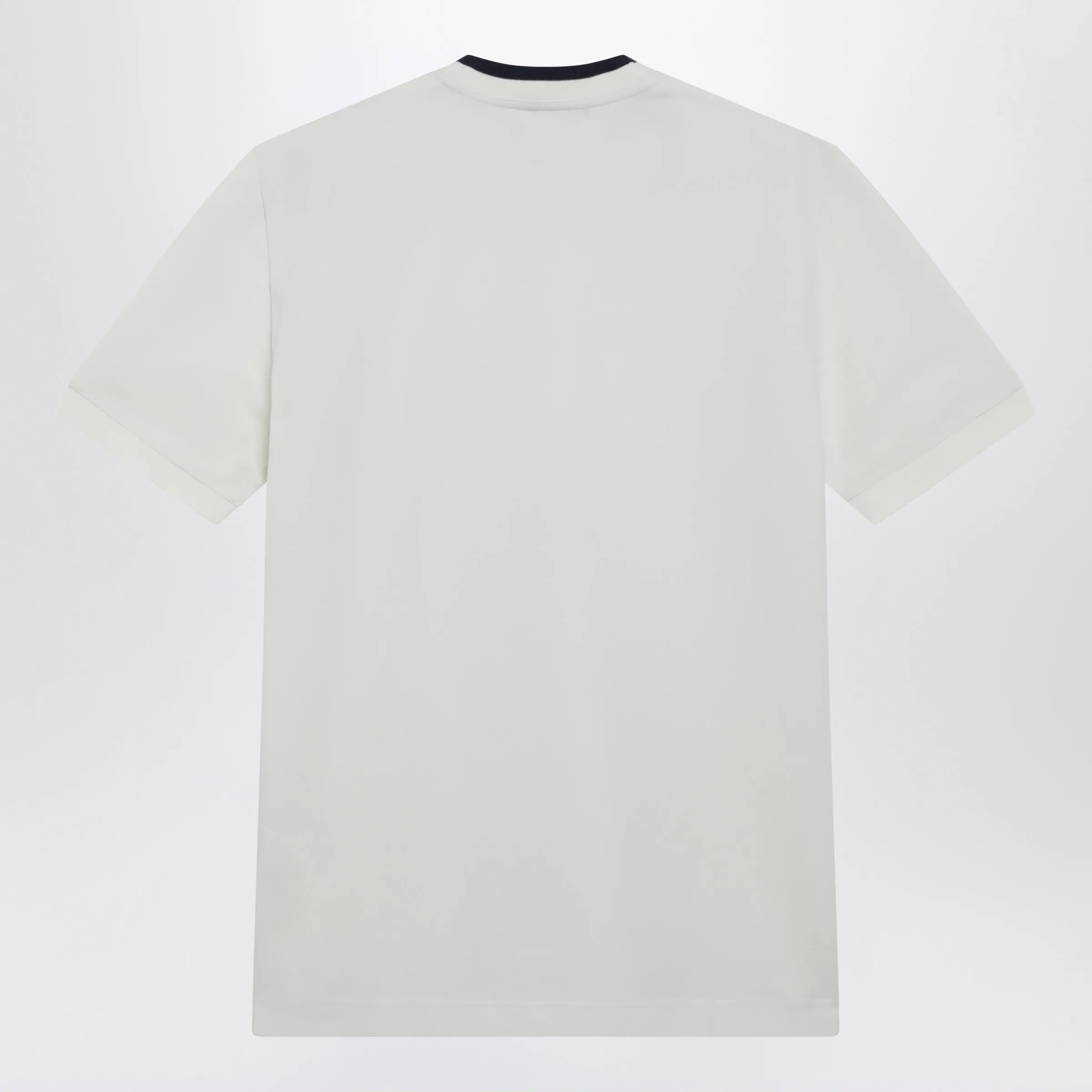 White Technical Piqué Cotton T-Shirt With Embroidery sold by Wanan Luxury product image thumbnail 2