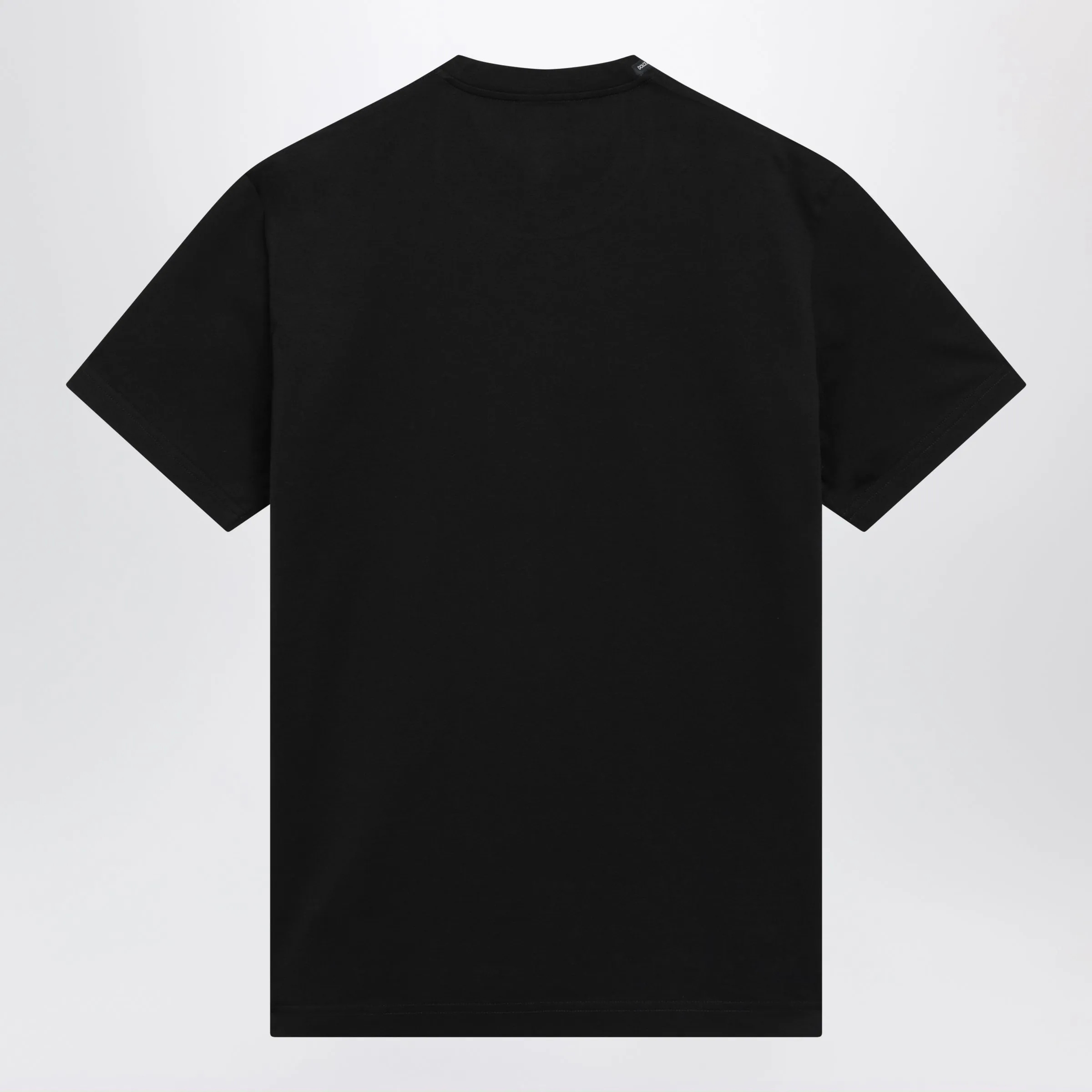 Black Cotton T-Shirt With Logo sold by Wanan Luxury product image thumbnail 2