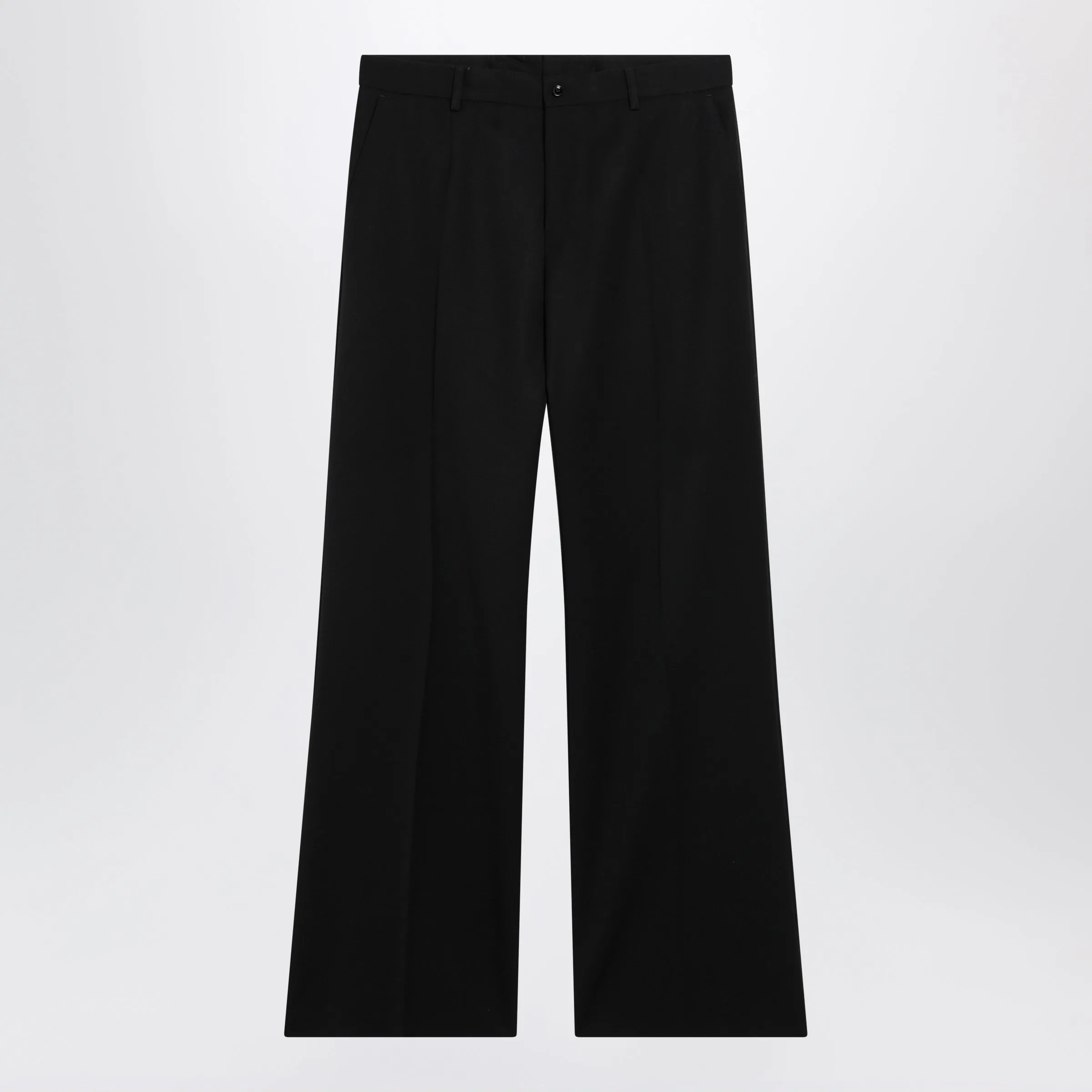 Tailored Trousers In Black Cotton sold by Wanan Luxury