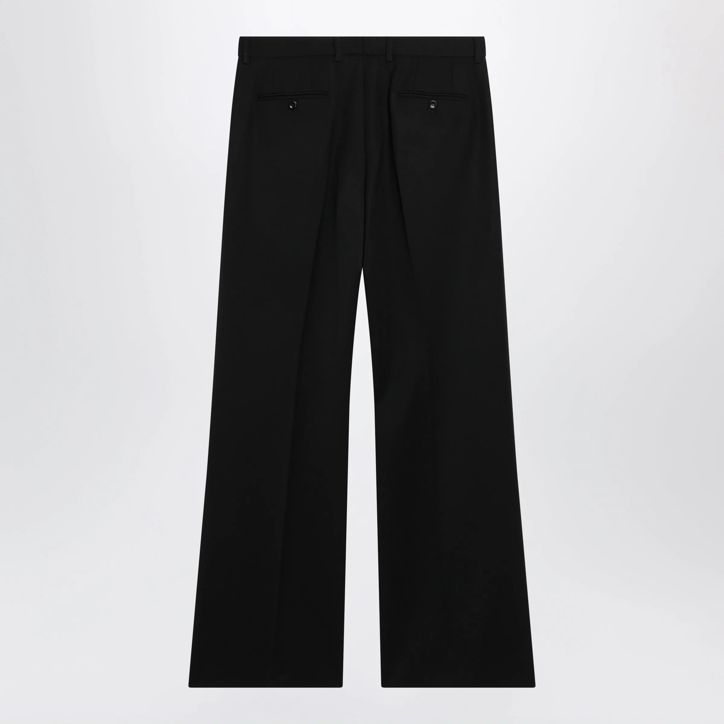 Tailored Trousers In Black Cotton sold by Wanan Luxury product image thumbnail 2