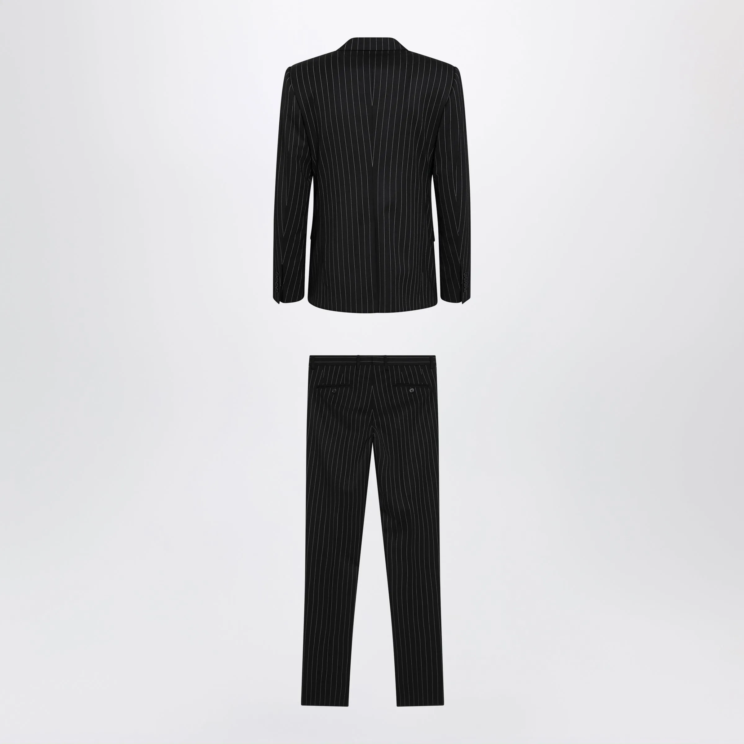 Sicilia Single-Breasted Stretch Pinstripe Wool Suit sold by Wanan Luxury product image thumbnail 2