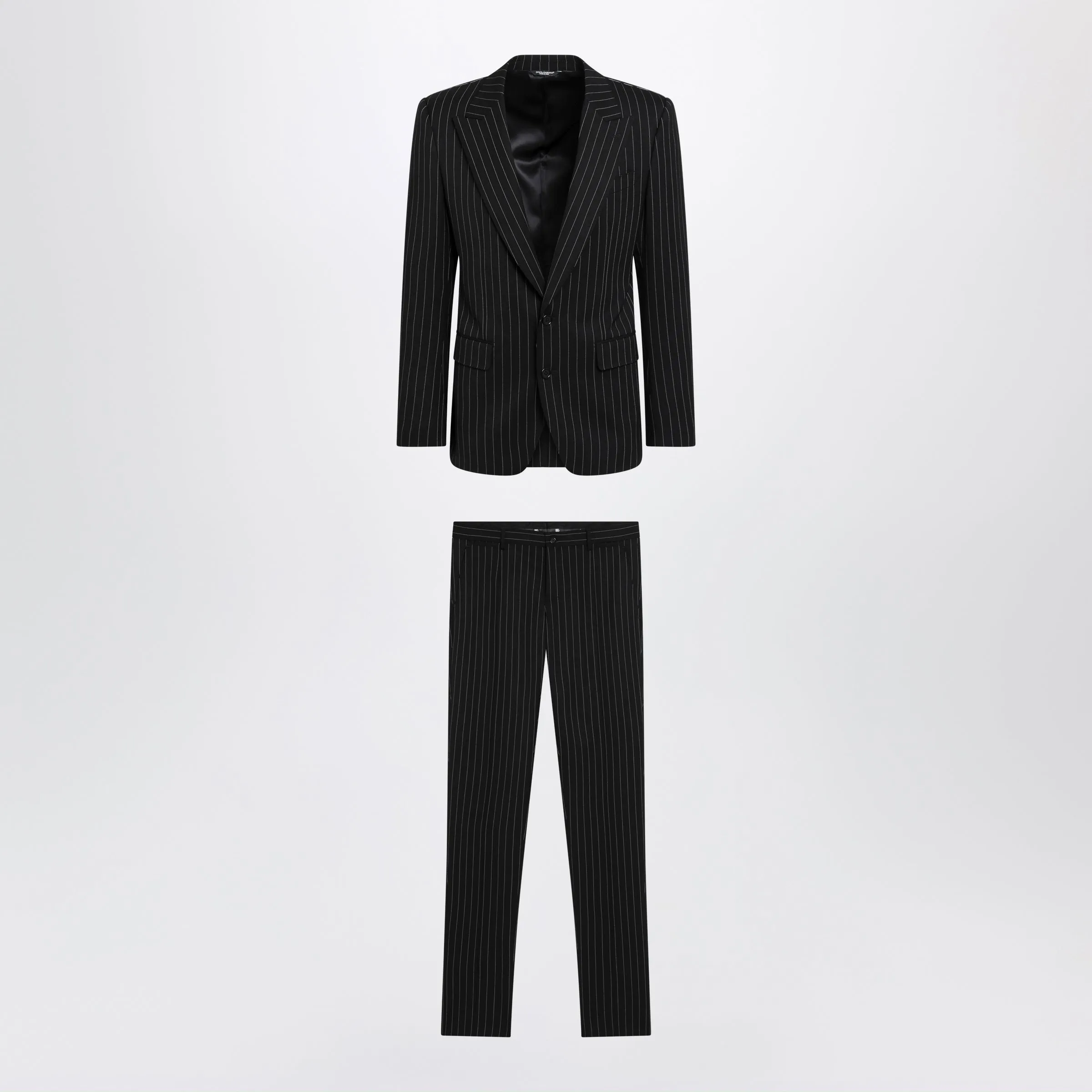 Sicilia Single-Breasted Stretch Pinstripe Wool Suit sold by Wanan Luxury