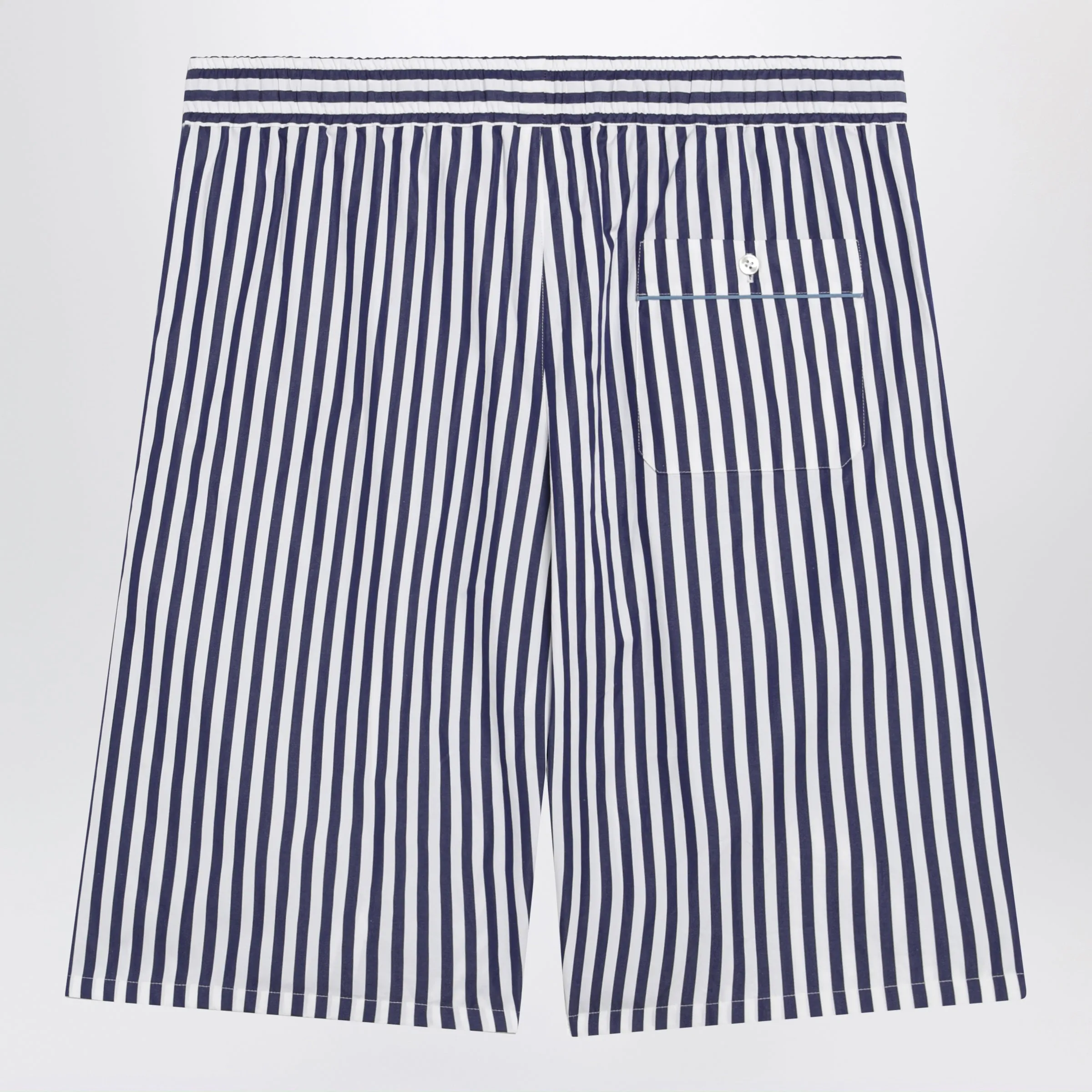 Vanity Bermuda Shorts In Striped Poplin sold by Wanan Luxury product image thumbnail 2