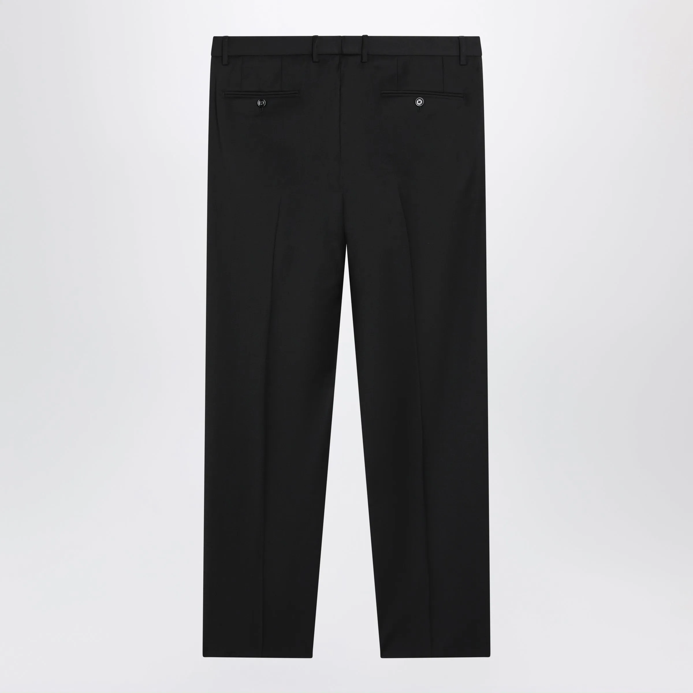 Tapered Pleated Wool-Blend Trousers In Black sold by Wanan Luxury product image thumbnail 2