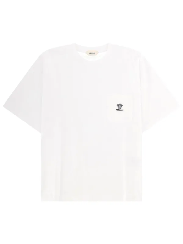 T-Shirt Con Taschino E Logo made by Versace