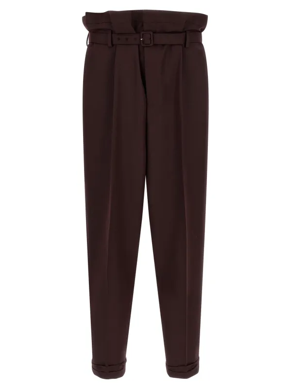 Paper-Bag Pants Purple made by Yves Saint Laurent