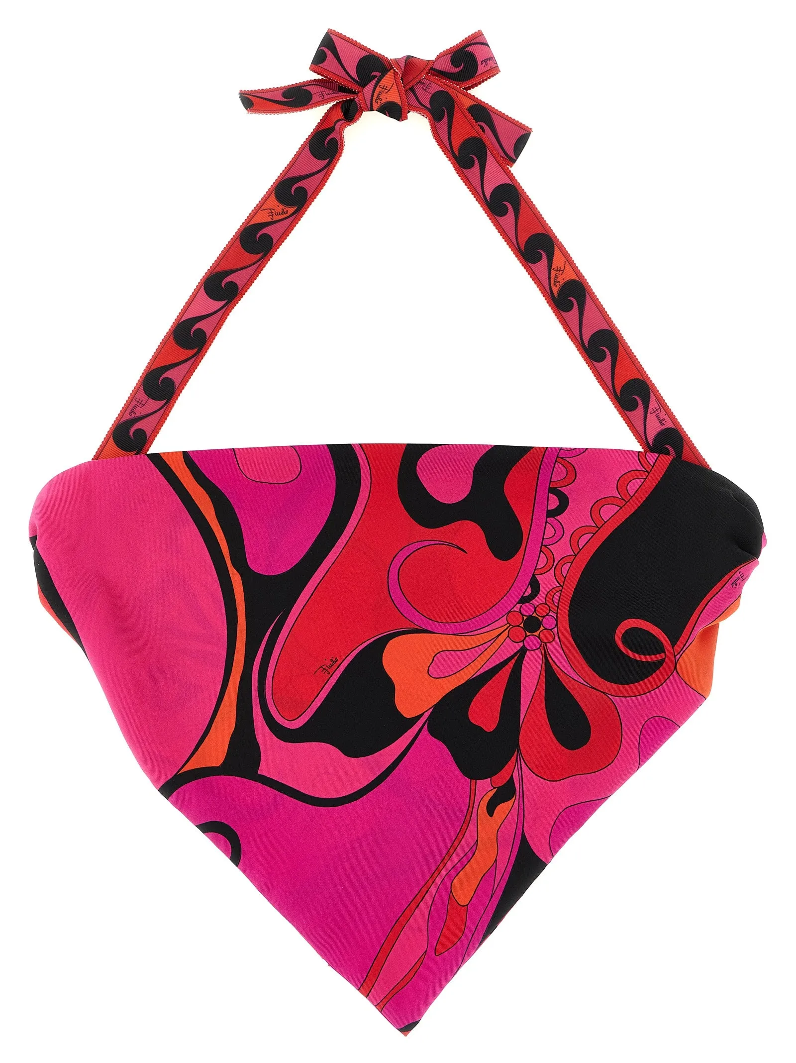 Bandana Mix Of Prints Hair Accessories Fuchsia sold by Wanan Luxury