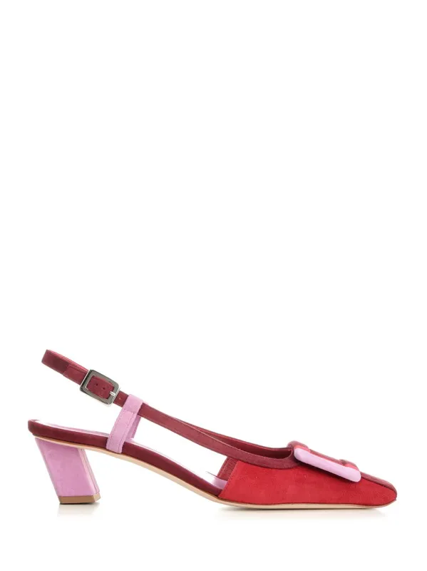 Bv Stripes Sling Back Dec 45 Sandals Multicolor made by Roger Vivier