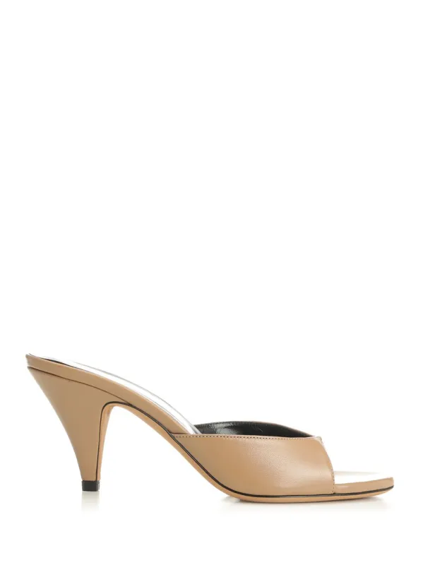Haze Sandal In Leather Sandals Beige made by Jude