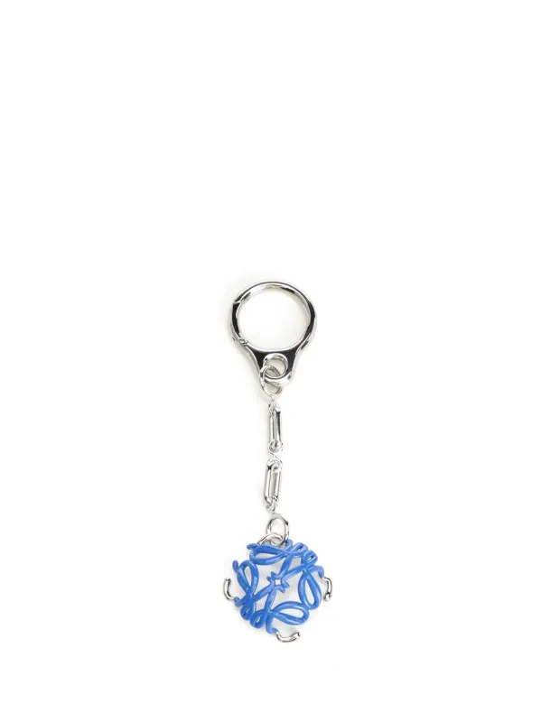 Scarab Anagram Pendant Small Leather Goods Silver made by Loewe