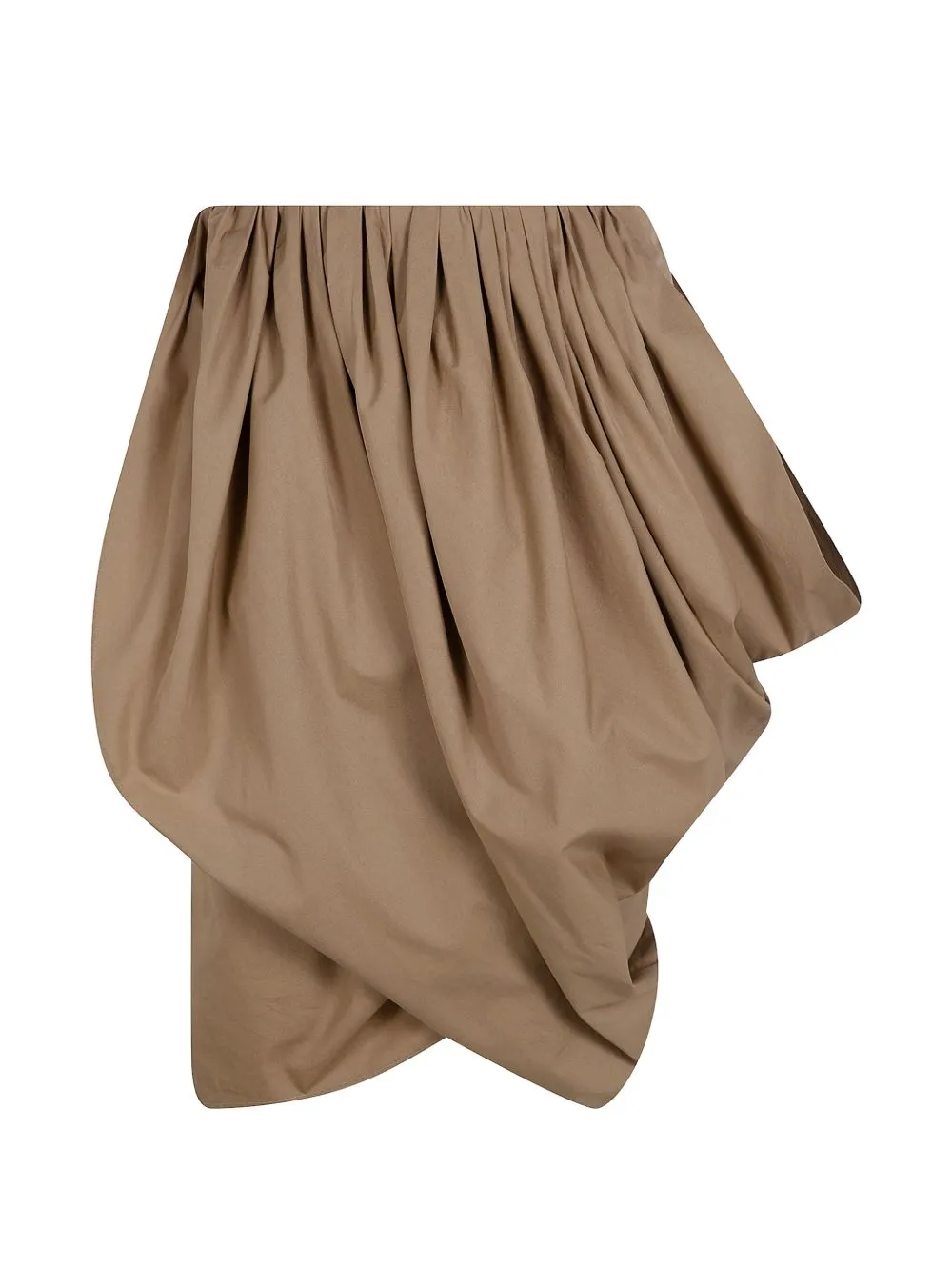 Cotton Drapedi Midi Skirt sold by Wanan Luxury