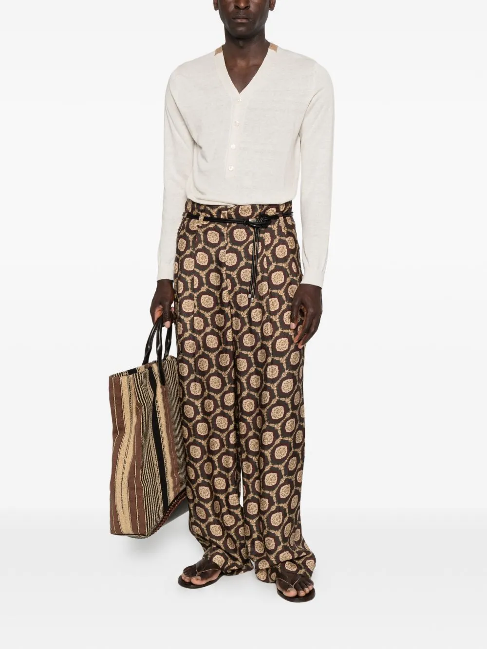 Printed Trousers sold by Wanan Luxury product image thumbnail 5