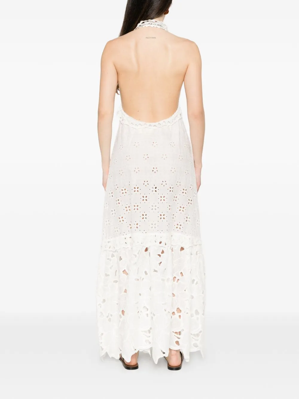 Lace Cotton Long Dress sold by Wanan Luxury product image thumbnail 5