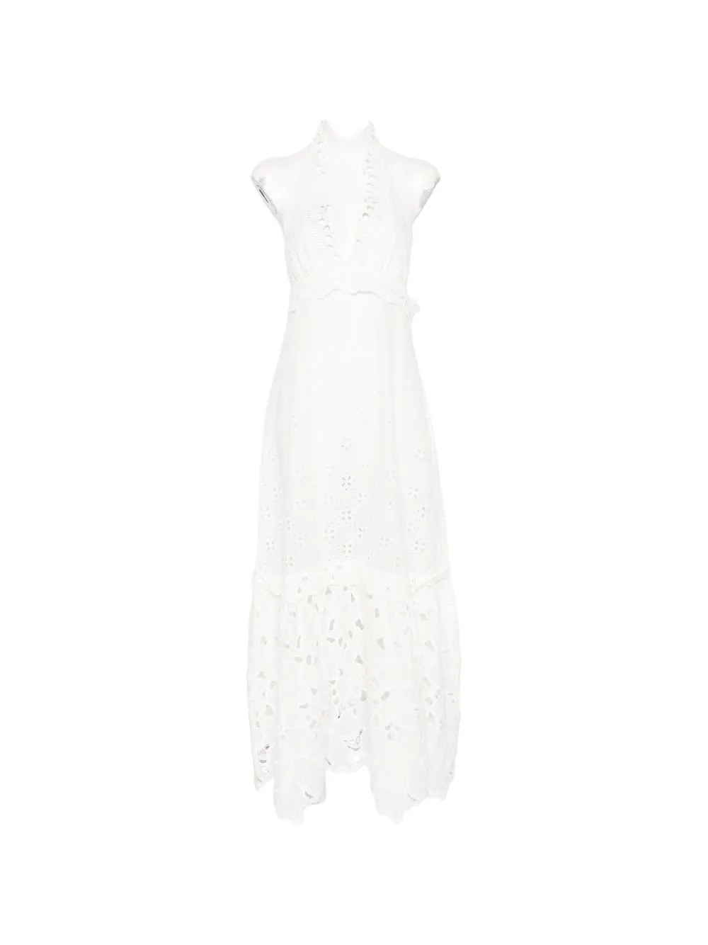 Lace Cotton Long Dress sold by Wanan Luxury