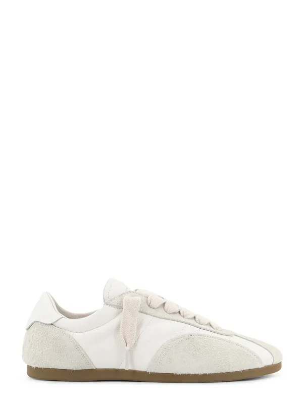 Leather And Suede Sneakers With Engraved Logo On The Tongue made by Represent