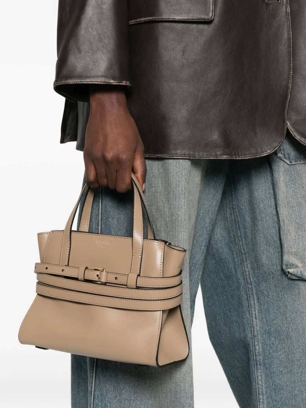 Tie Me Small Leather Handbag sold by Wanan Luxury product image thumbnail 2