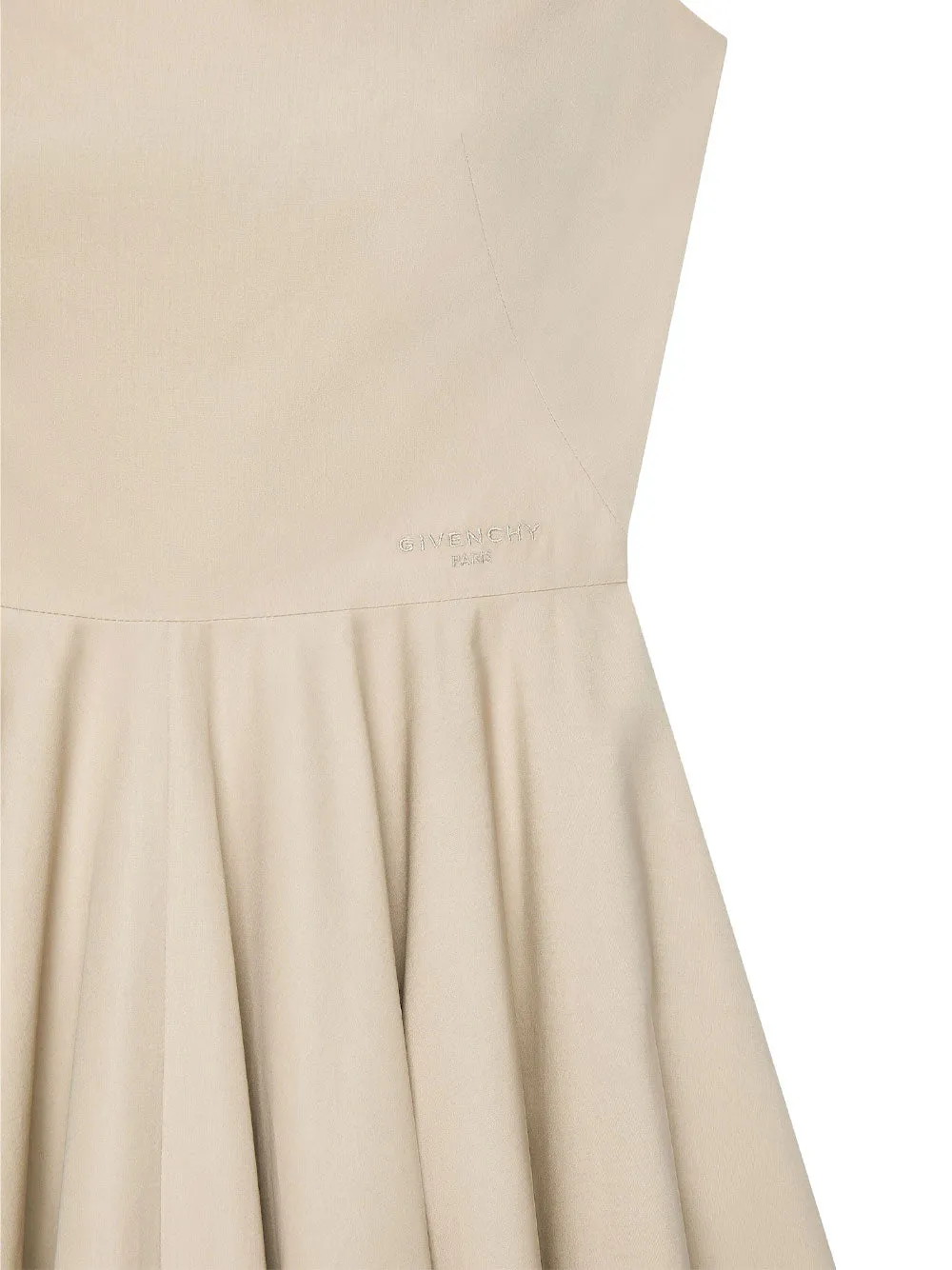 Sliced Long Dress In Poplin sold by Wanan Luxury product image thumbnail 3